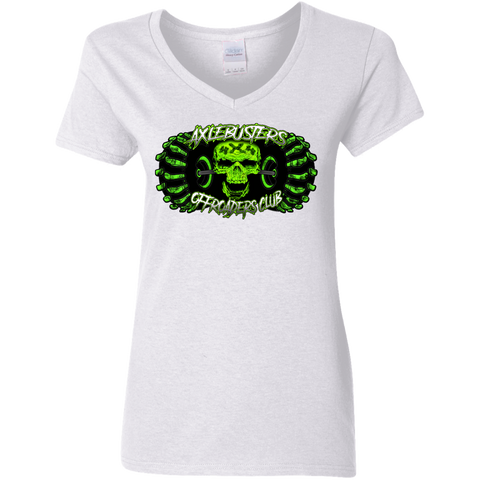 AXLEBUSTERS LADIES V-NECK T-SHIRT