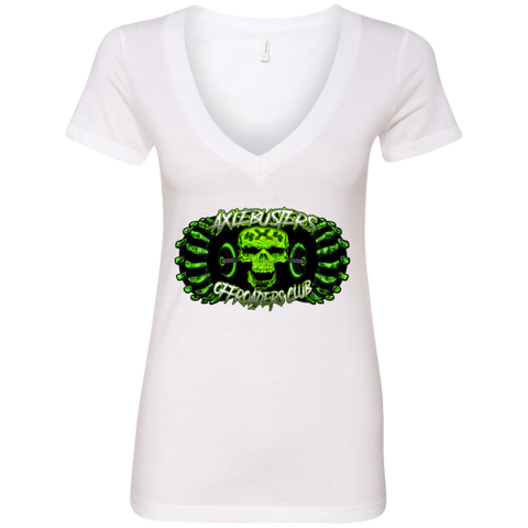 AXLEBUSTERS LADIES DEEP V-NECK T-SHIRT